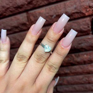 Diamoniqe Size 10 Heart Shaped Ring